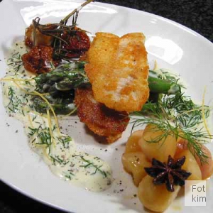 Parmesanstegt rødfisk Parmesanstegt rødfisk