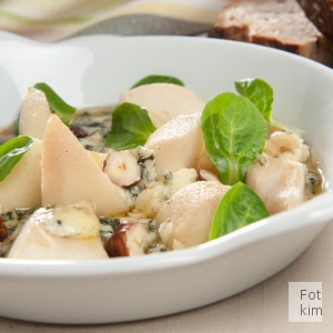 Bagt bl�skimmel med p�re og timian