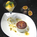 Hvid chokolade souffle