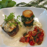 Oksemedaljon med tr�ffelsouffle